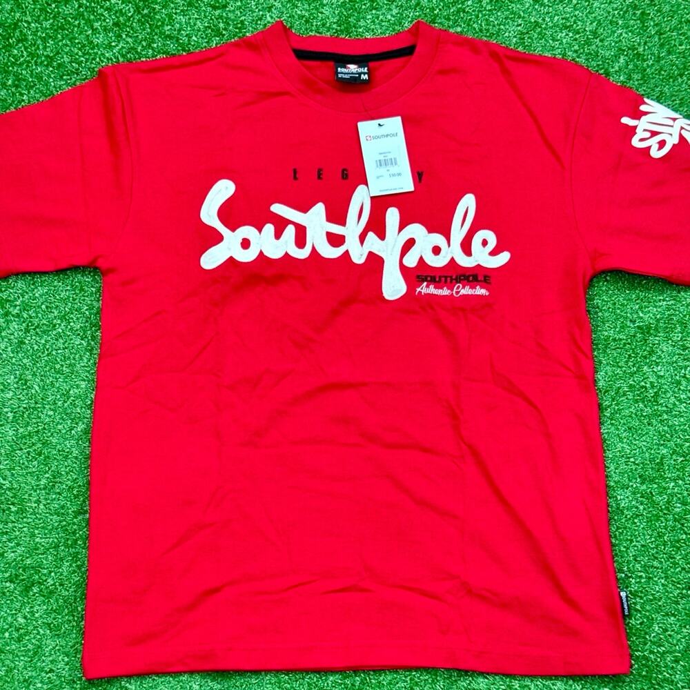 SOUTHPOLE Authentic Collection Legacy Red T Shirt New With Tag